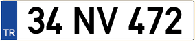 Truck License Plate